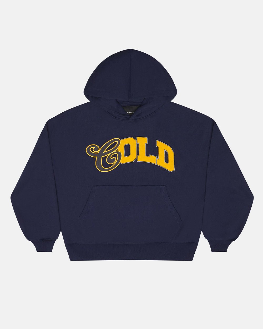 VARSITY HOODIE DARK BLUE - Cold Culture