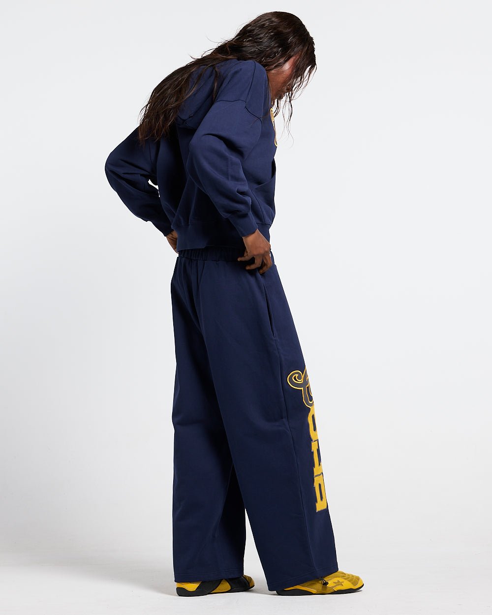 VARSITY HOODIE DARK BLUE - Cold Culture