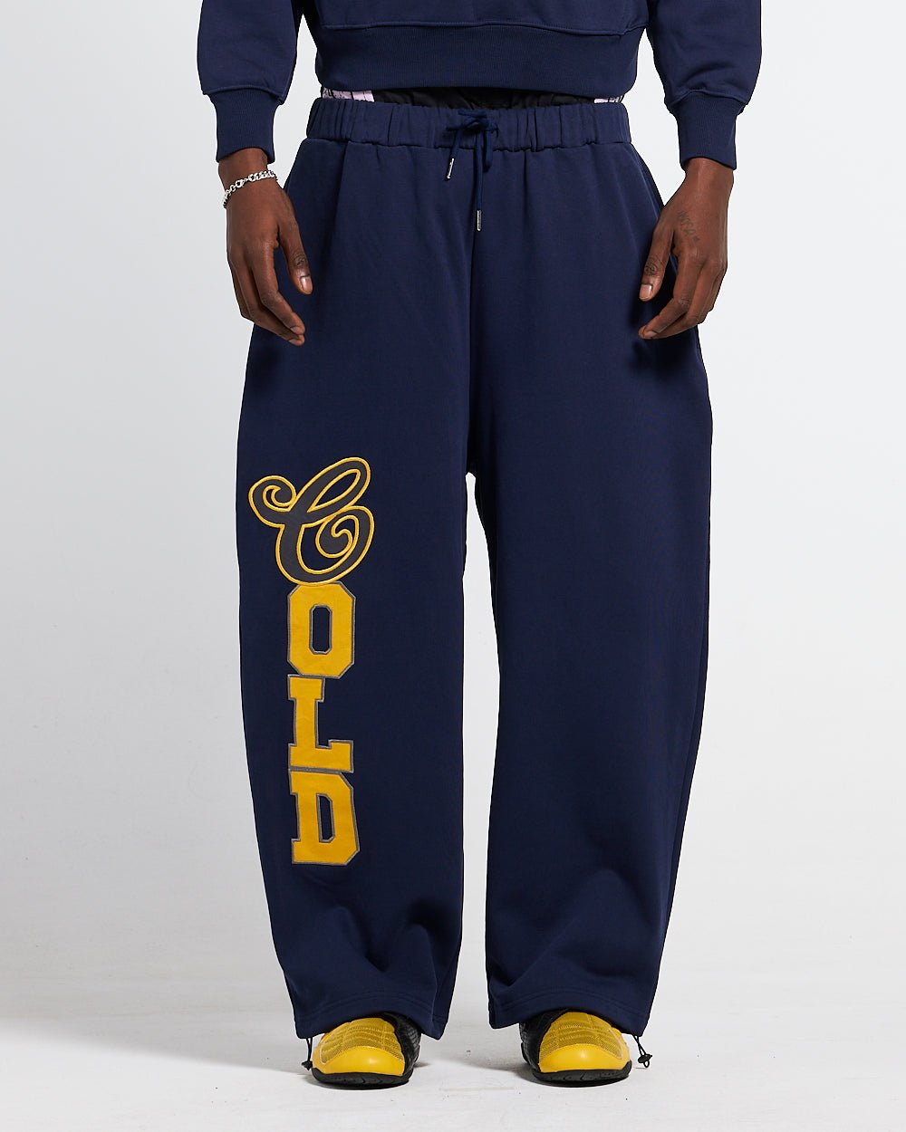 VARSITY PANTS DARK BLUE - Cold Culture