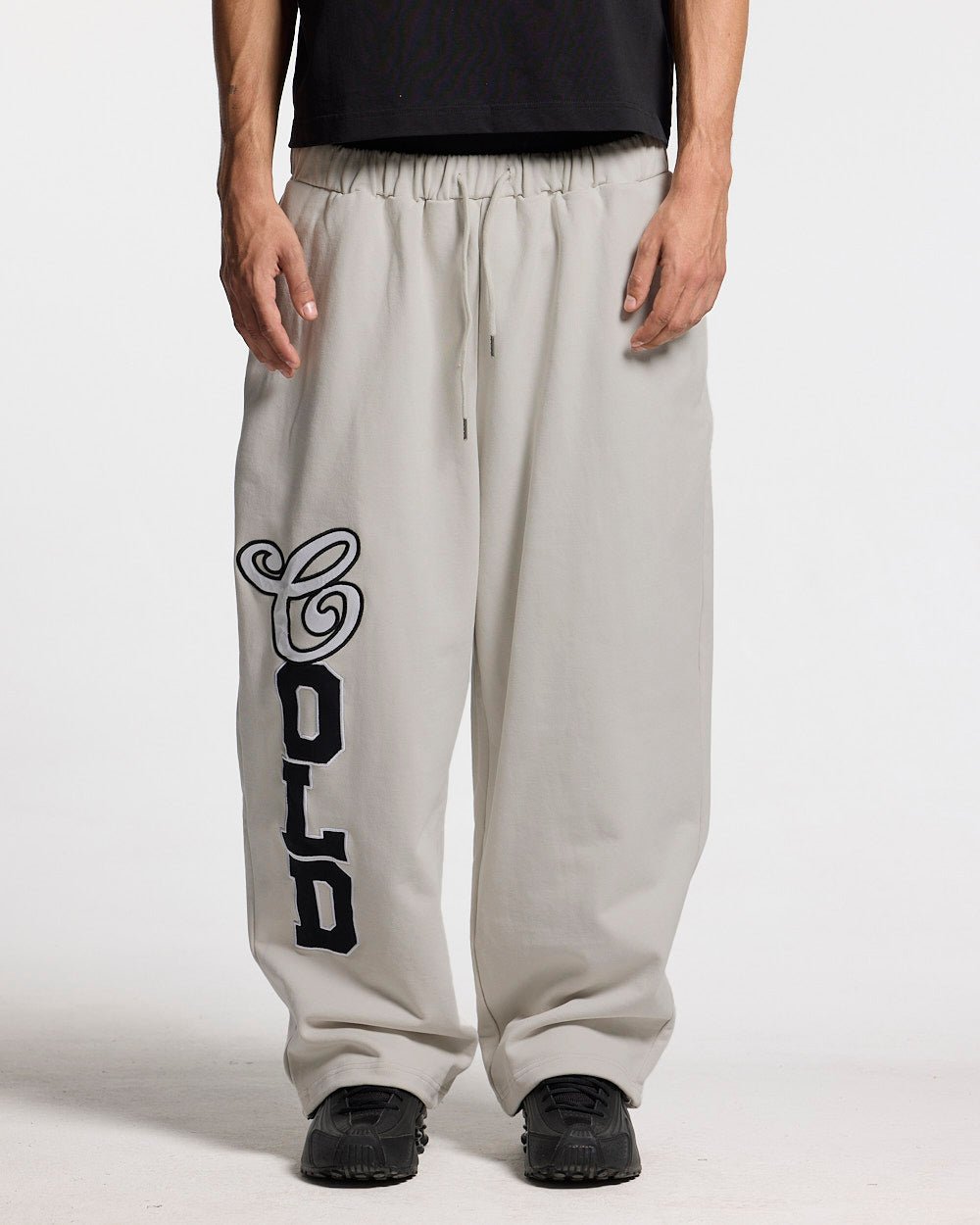 VARSITY PANTS IVORY GREY - Cold Culture #man