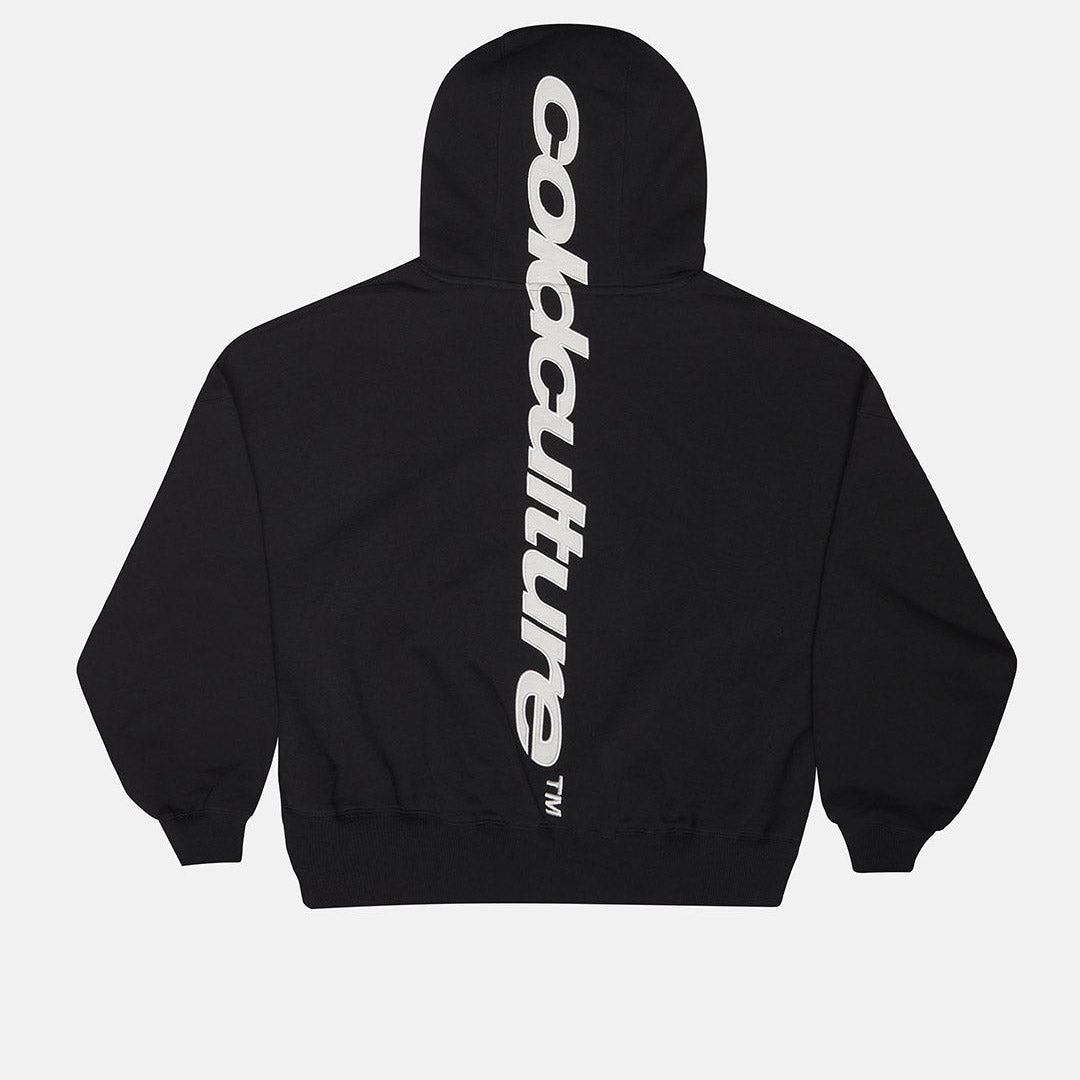 VERTICAL HOODIE BLACK - Cold Culture