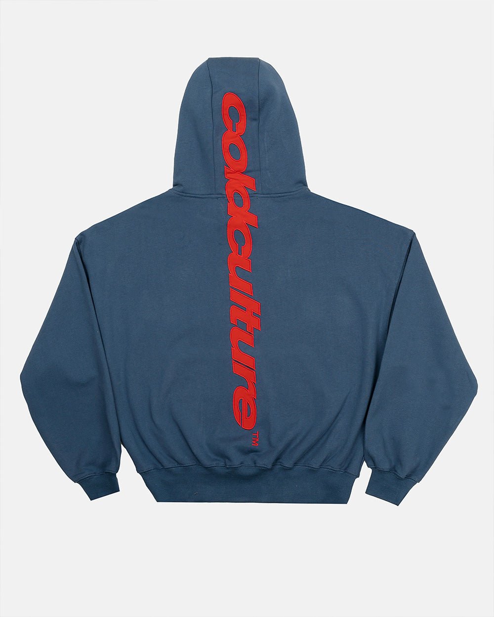 VERTICAL HOODIE NAVY - Cold Culture