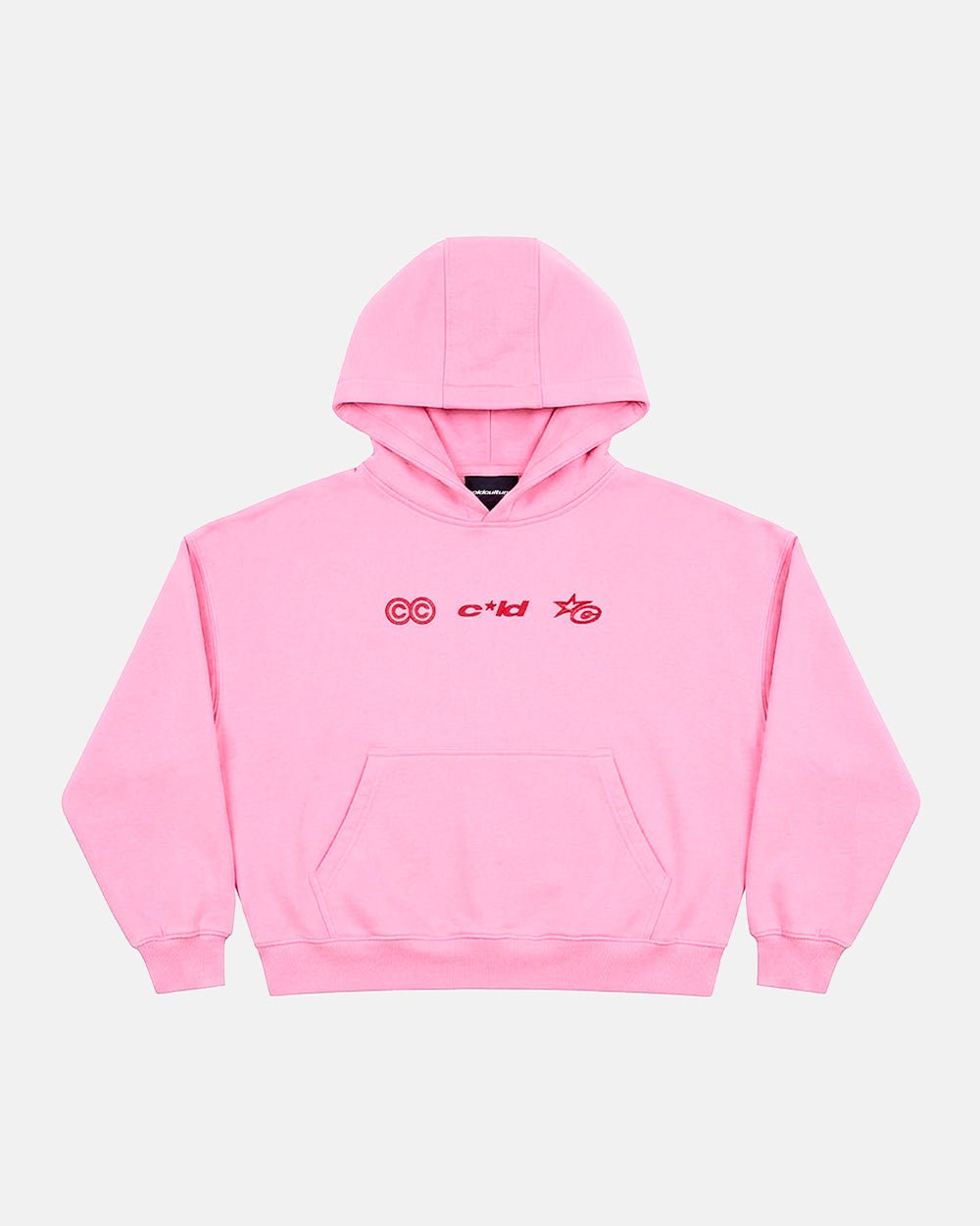 VERTICAL HOODIE PINK - Cold Culture