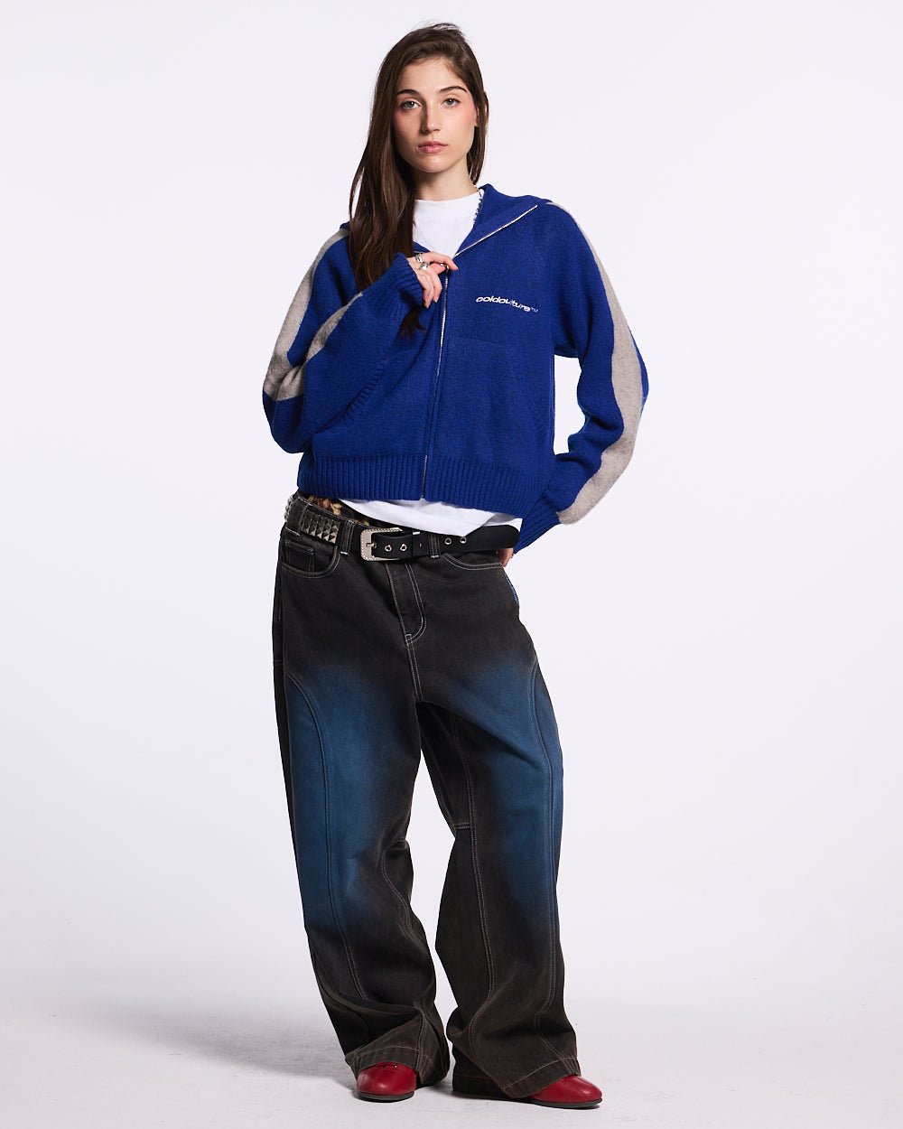 VIBRANT TEDDY KNIT BLUE - COLD CULTURE