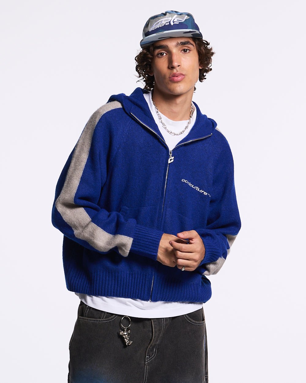 VIBRANT TEDDY KNIT BLUE - COLD CULTURE