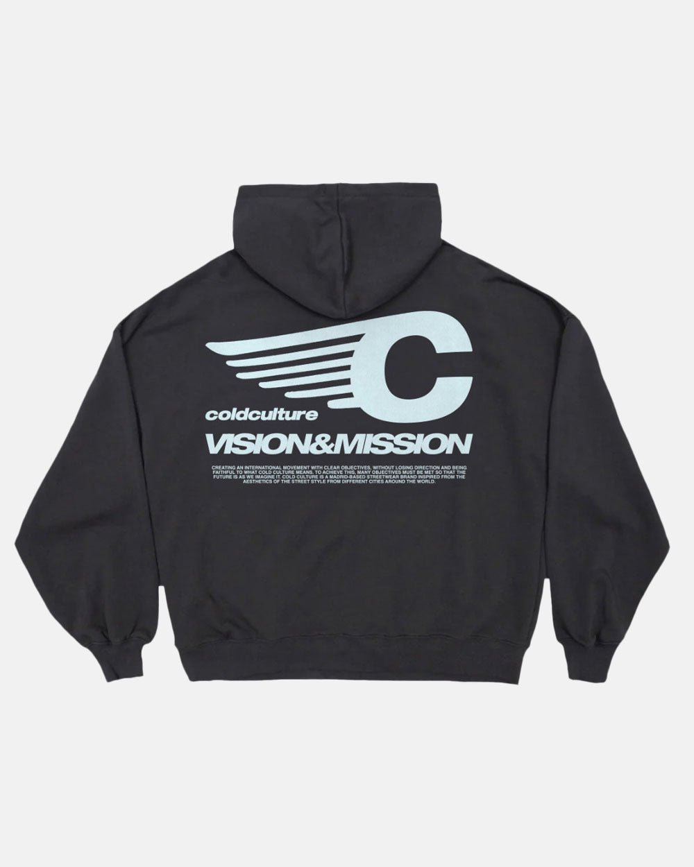 VISION MISSION HOODIE INDIA INK - COLD CULTURE