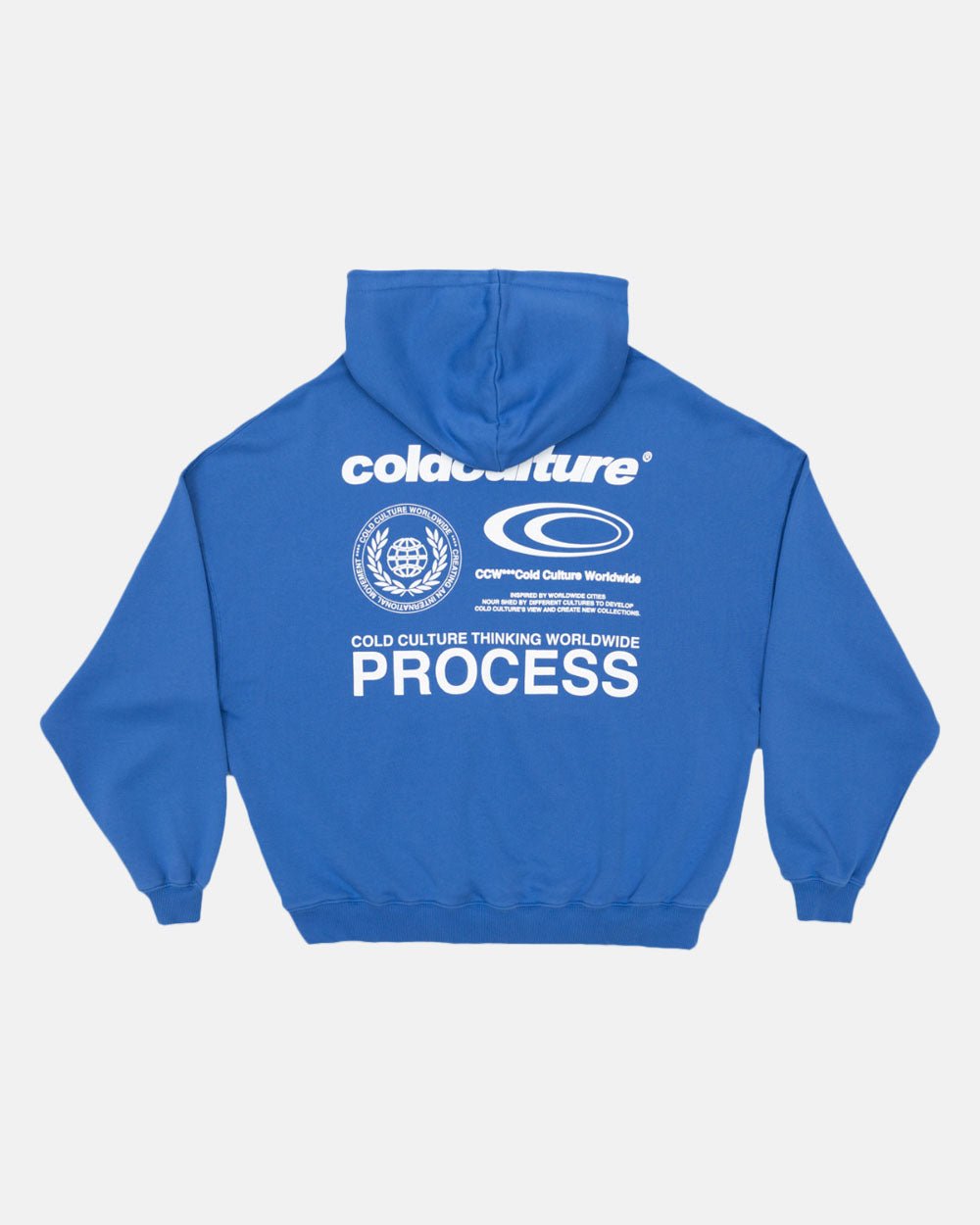 VISUALIZE HOODIE SAPHIRE BLUE - COLD CULTURE