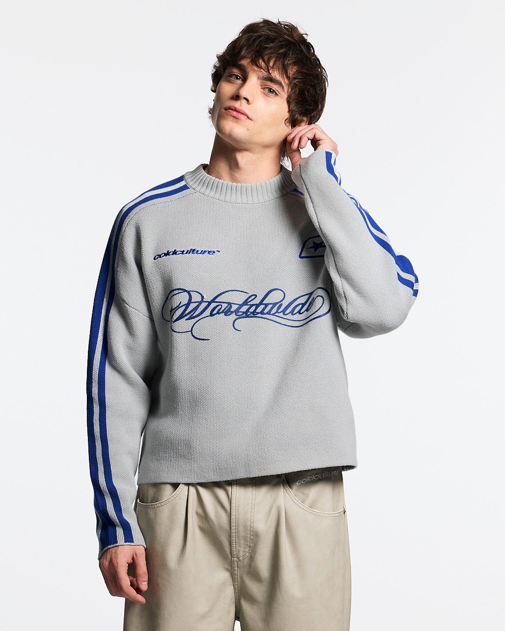 W80 KNITWEAR GREY - Cold Culture