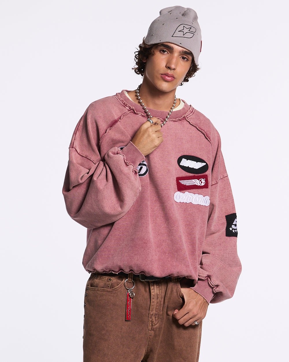 WALKER CREWNECK BURGUNDY - COLD CULTURE