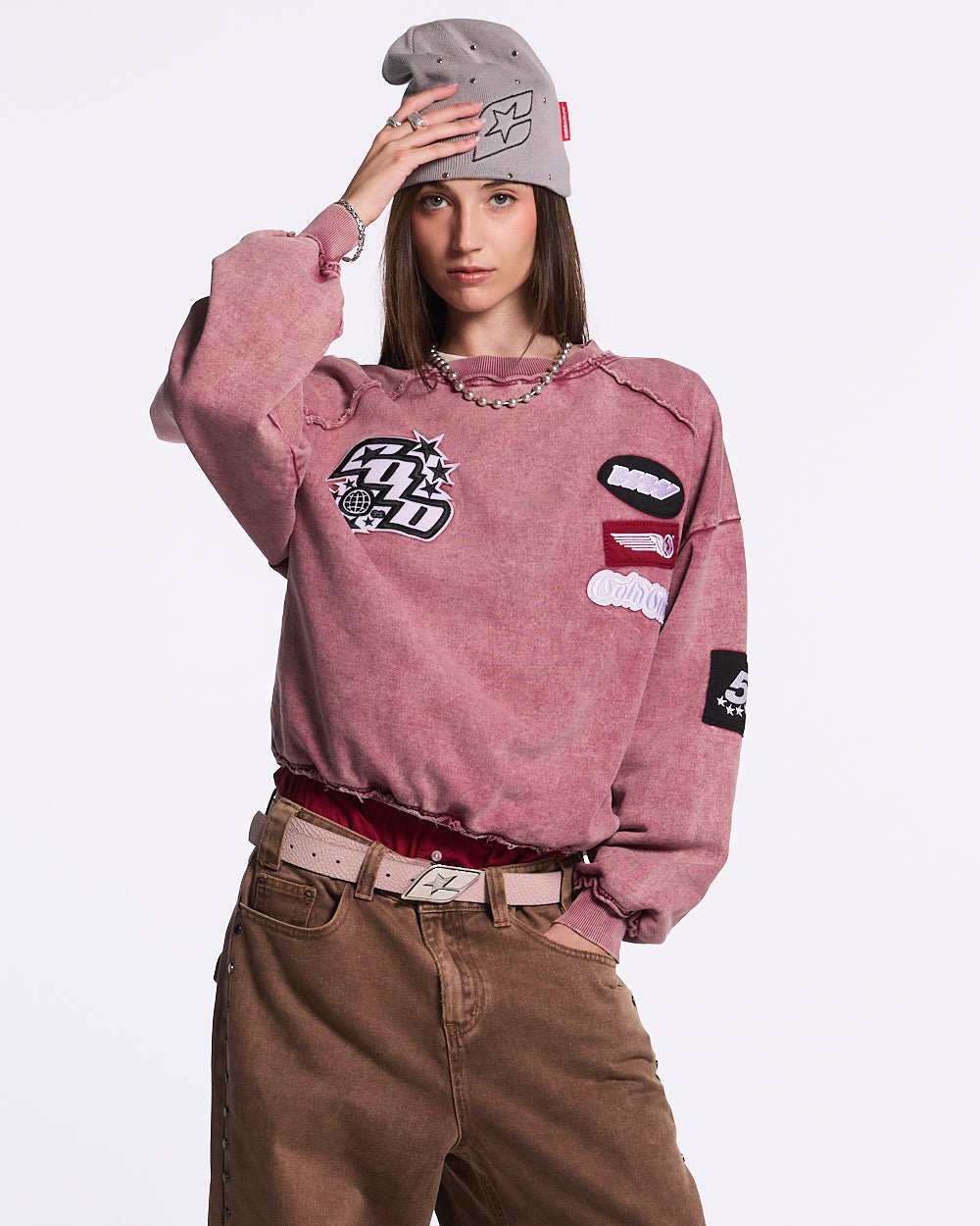 WALKER CREWNECK BURGUNDY - COLD CULTURE