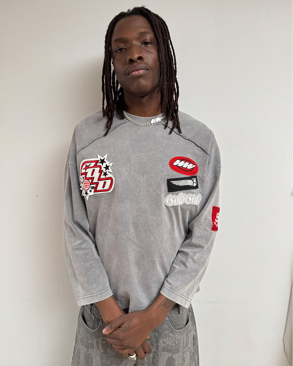 WALKER LONGSLEEVE LIGHT GREY - Cold Culture