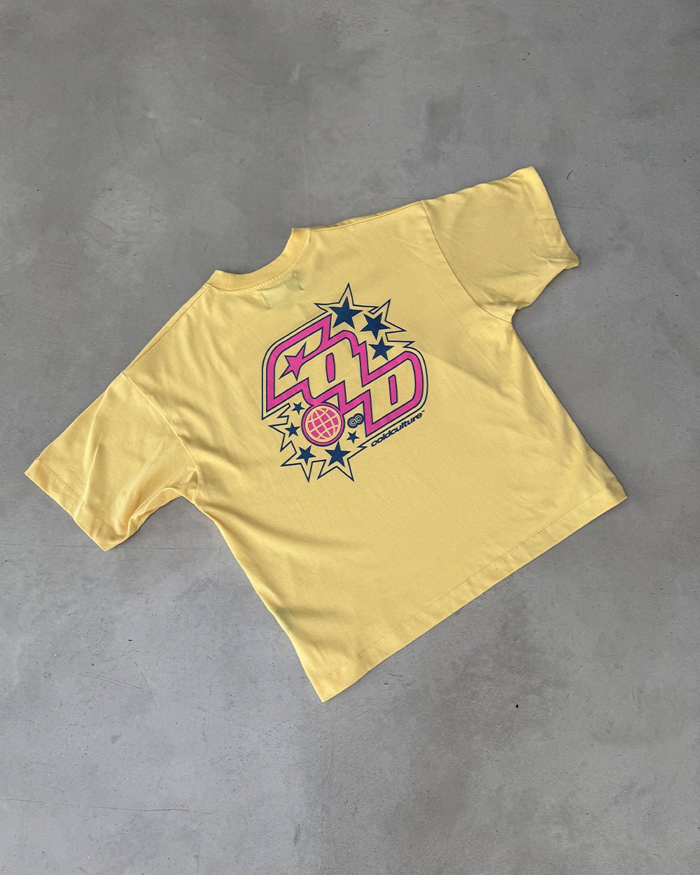 WALKER TEE BRIGHT YELLOW - COLD CULTURE