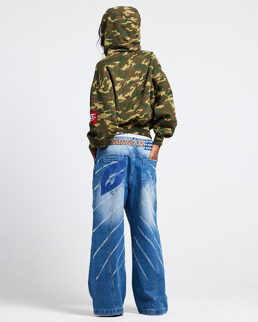 WALKER ZIP HOODIE GREEN CAMO