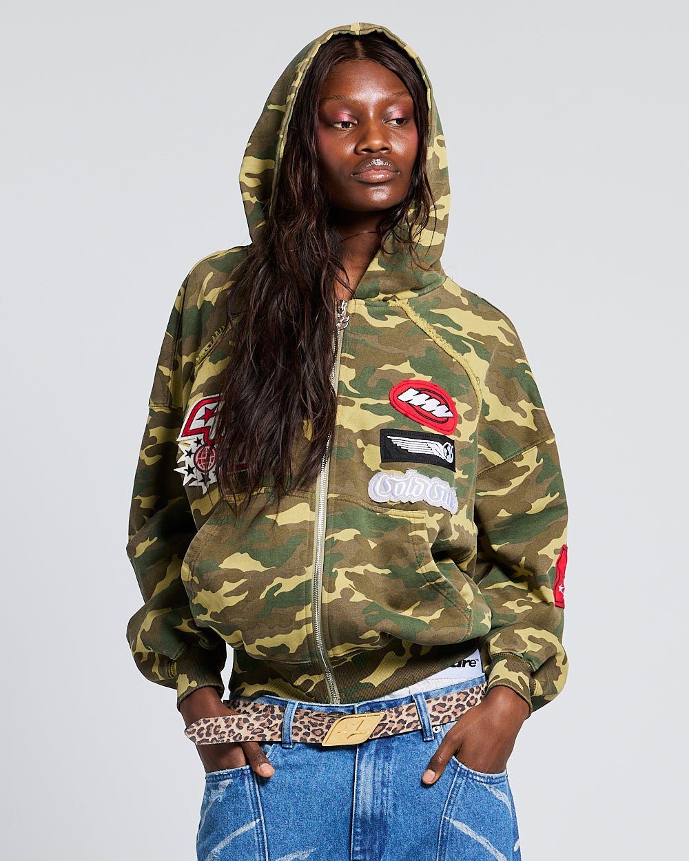 WALKER ZIP HOODIE CAMO - Cold Culture