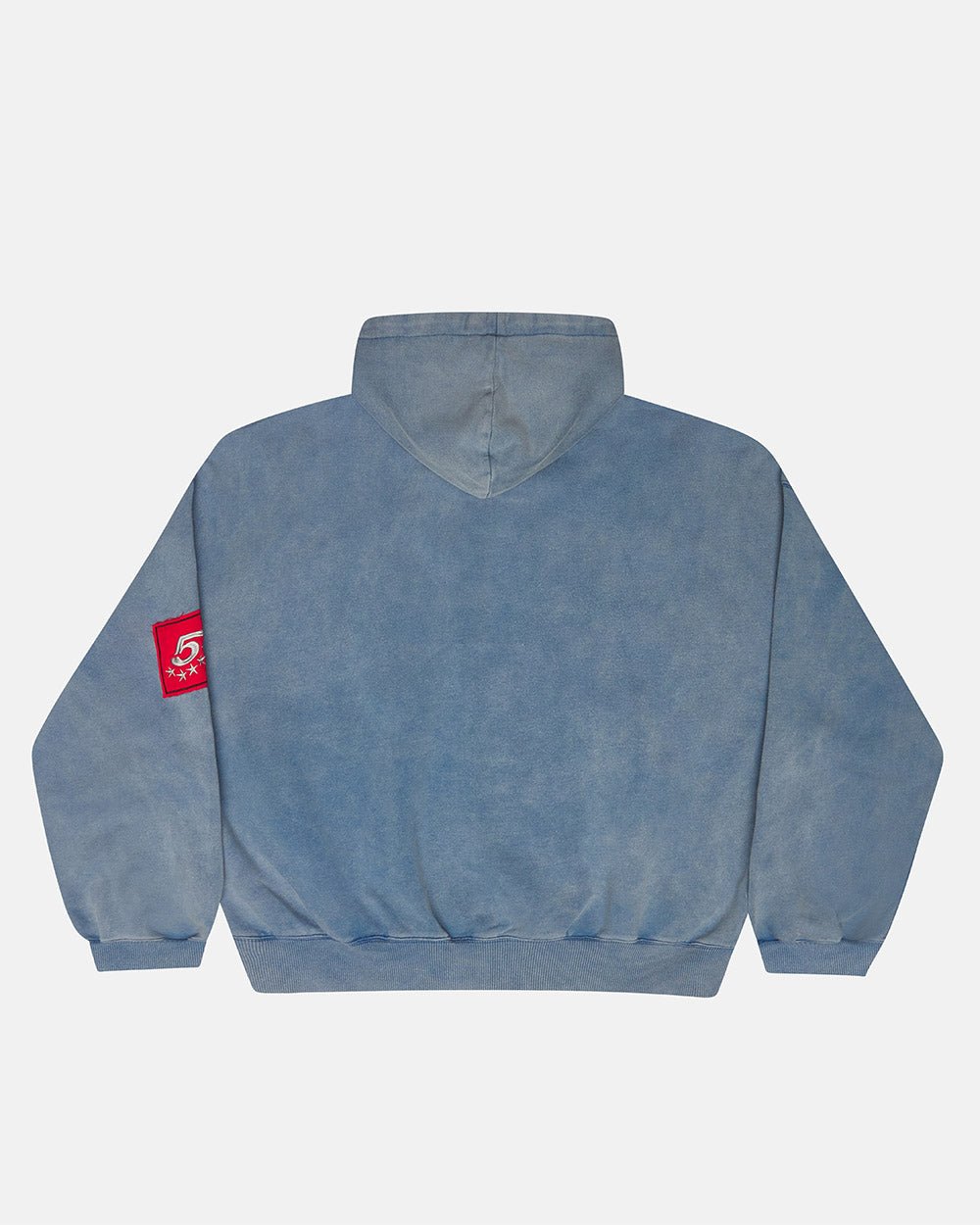 WALKER ZIP HOODIE WASHED INDIGO - COLD CULTURE