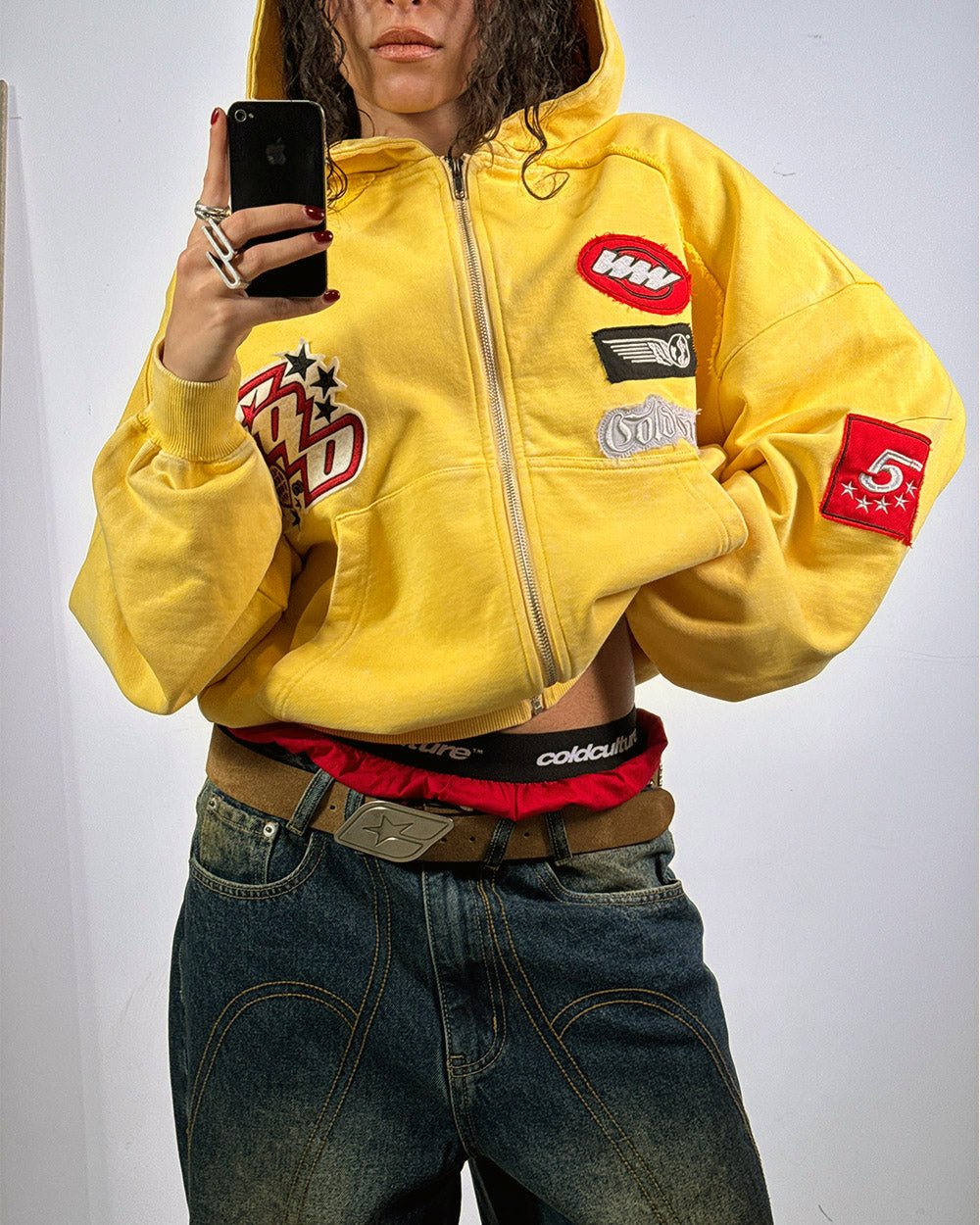 WALKER ZIP HOODIE YELLOW