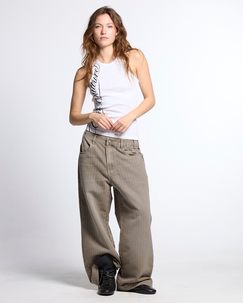 WASHED CASINO V1 PANTS BEIGE - Cold Culture