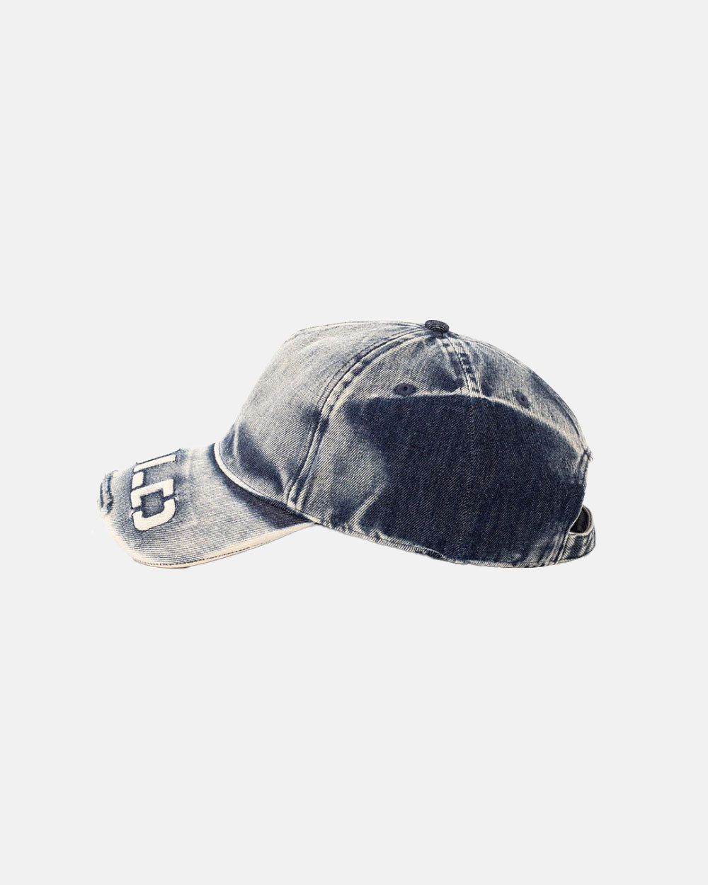 WASHED PROGRESS LOGO CAP HEAVY BLUE