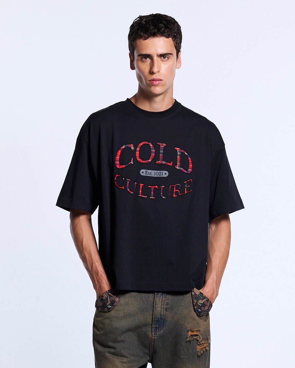 WATCH OUT TEE BLACK - Cold Culture