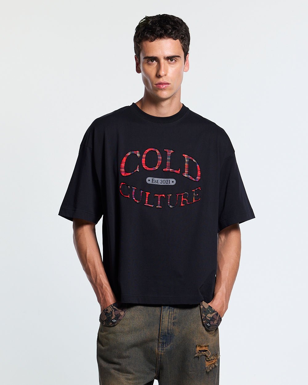 WATCH OUT TEE BLACK - Cold Culture