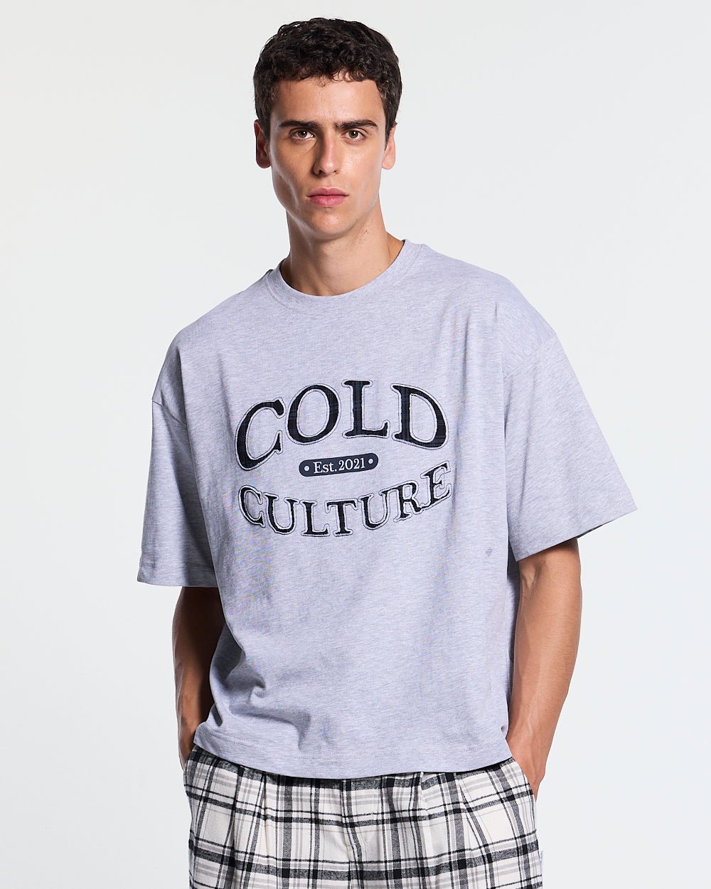 WATCH OUT TEE GREY - Cold Culture