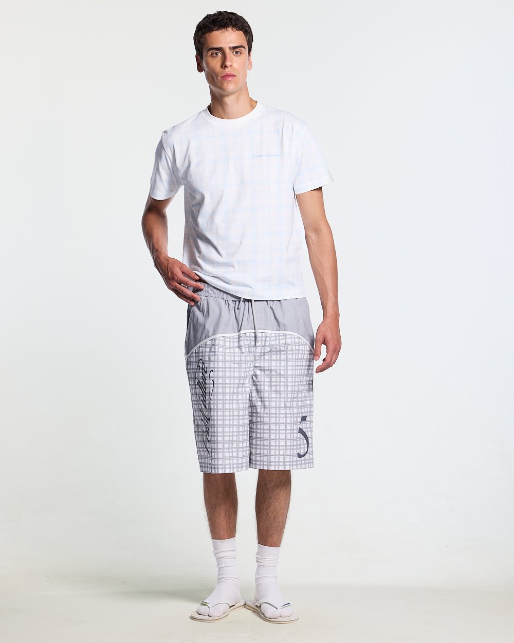 WAVE SWIMSHORTS GREY - Cold Culture