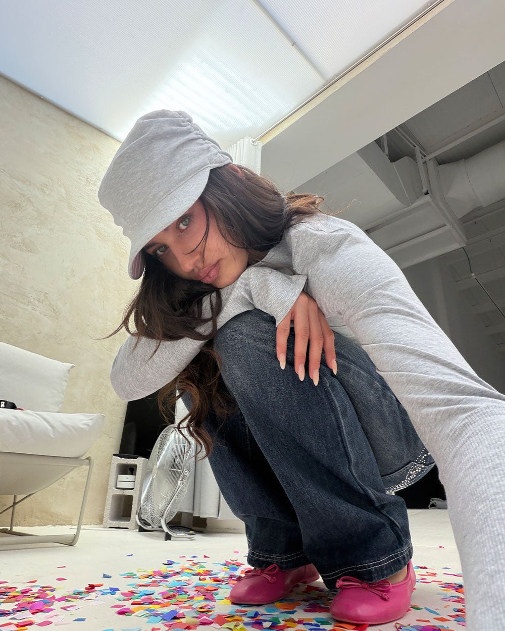 WHIP CAP HEATHER GREY - Cold Culture