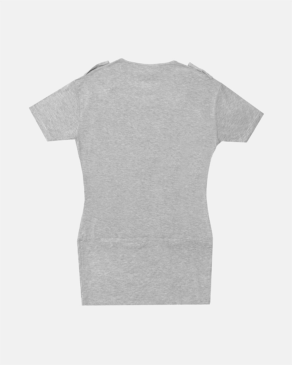 WHISK DRESS HEATHER GREY - Cold Culture