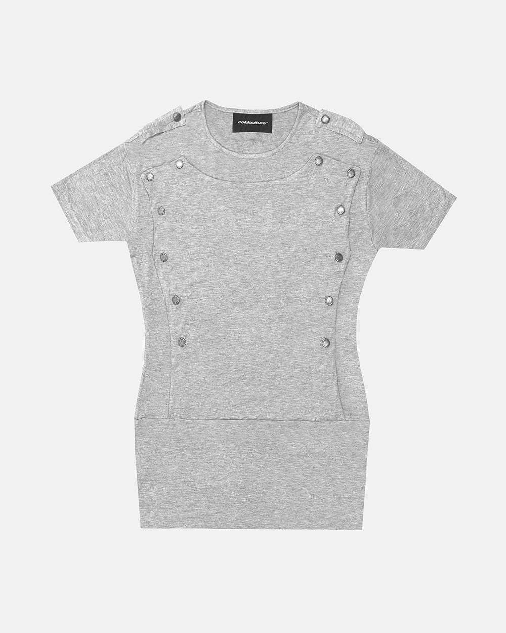 WHISK DRESS HEATHER GREY - Cold Culture