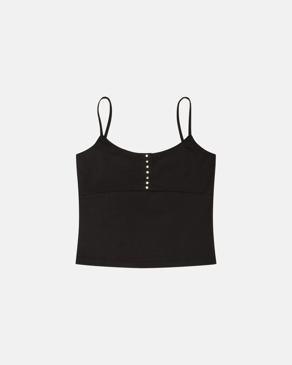 WHISPERS VEST TOP BLACK - COLD CULTURE