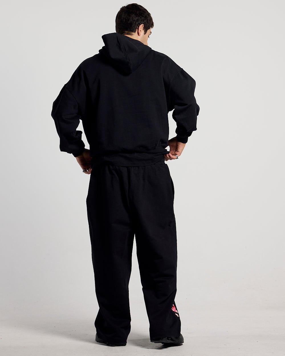 WILD CAMO HOODIE BLACK - Cold Culture
