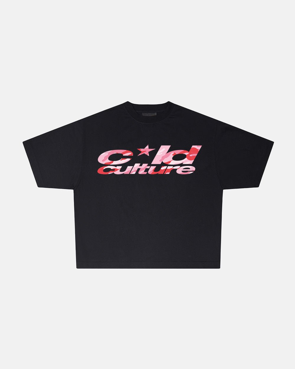 WILD CAMO TEE BLACK - Cold Culture