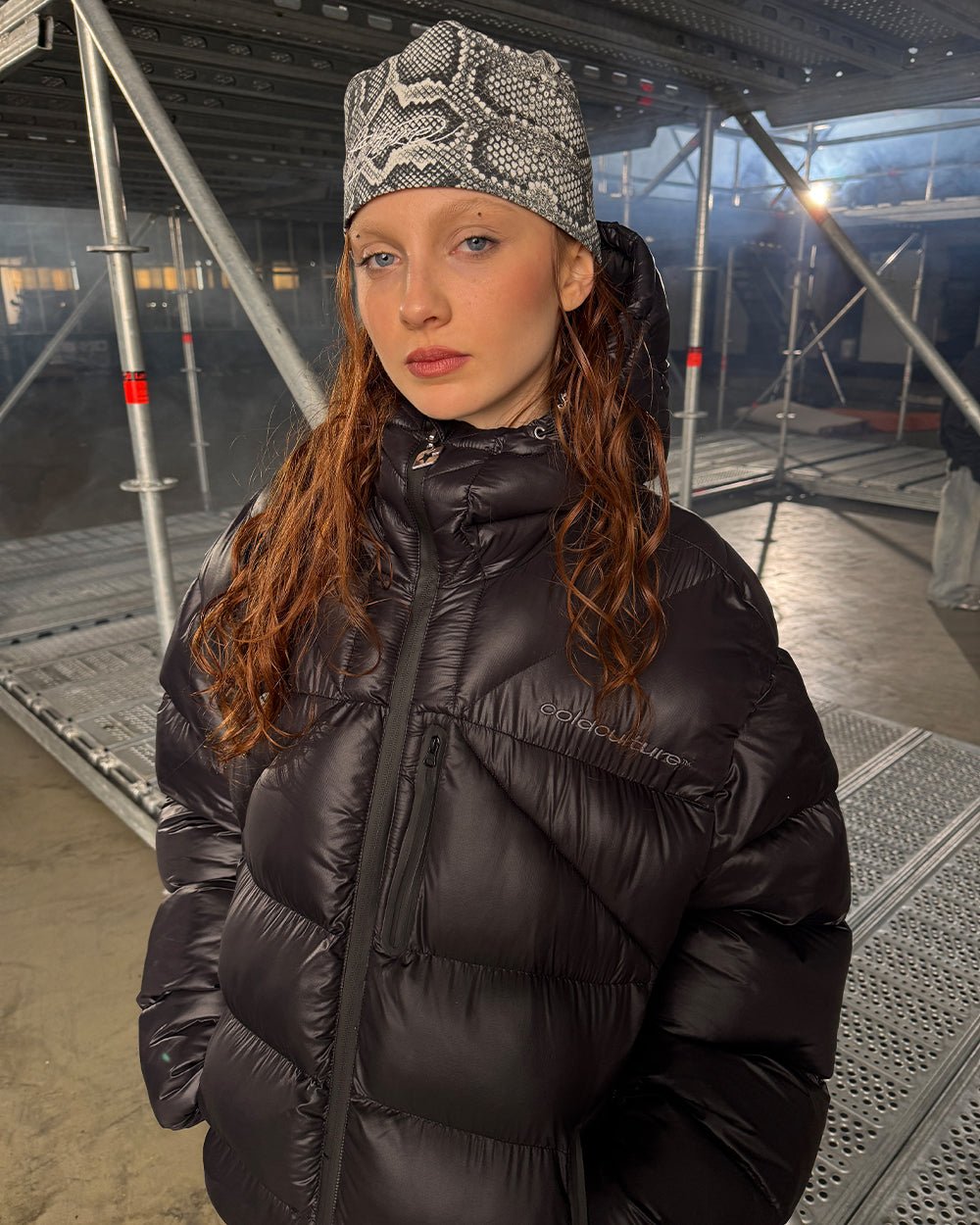 WILD SCRIPT BEANIE SNAKE - Cold Culture