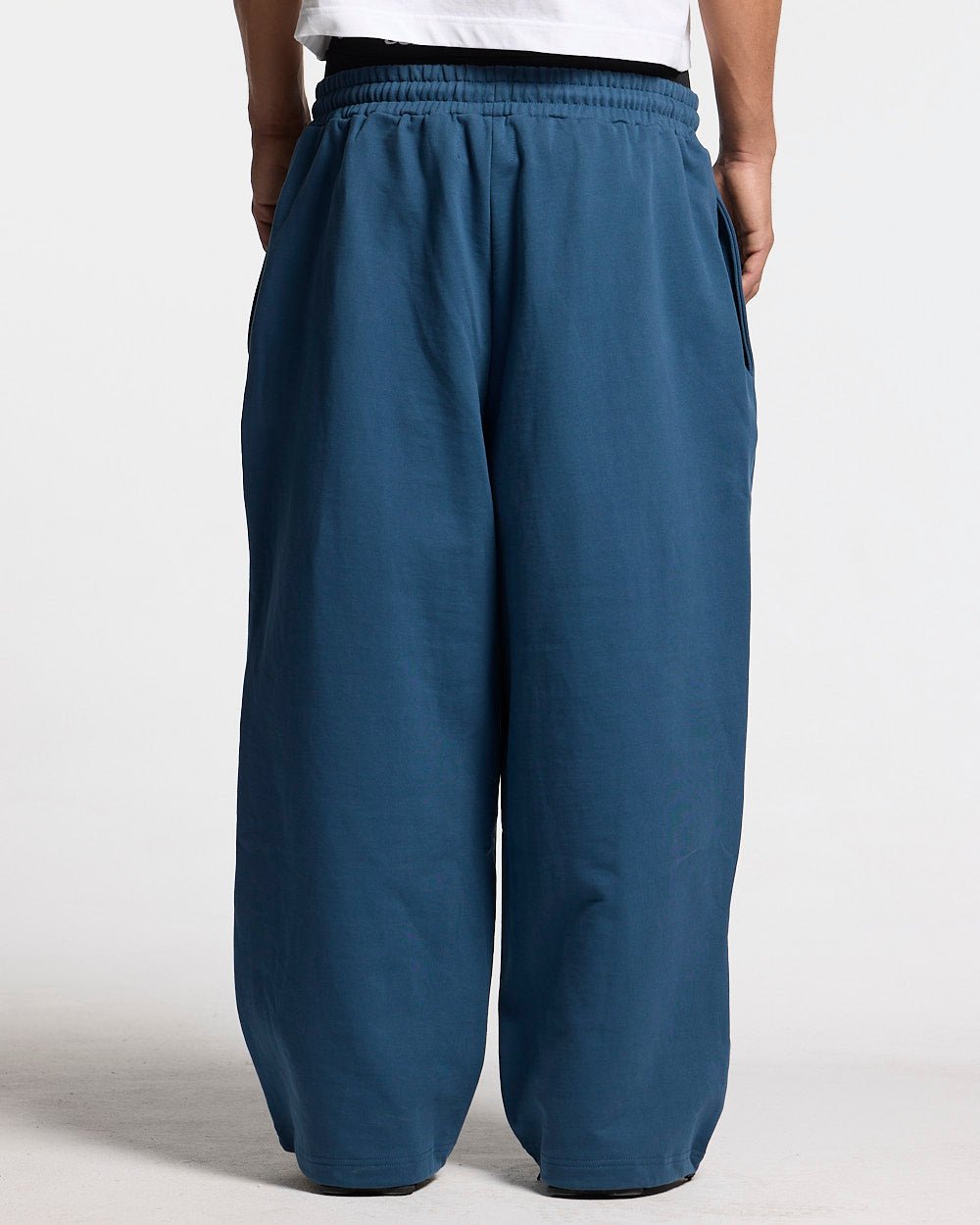 WILD SNAKE SWEATPANTS NAVY BLUE - Cold Culture