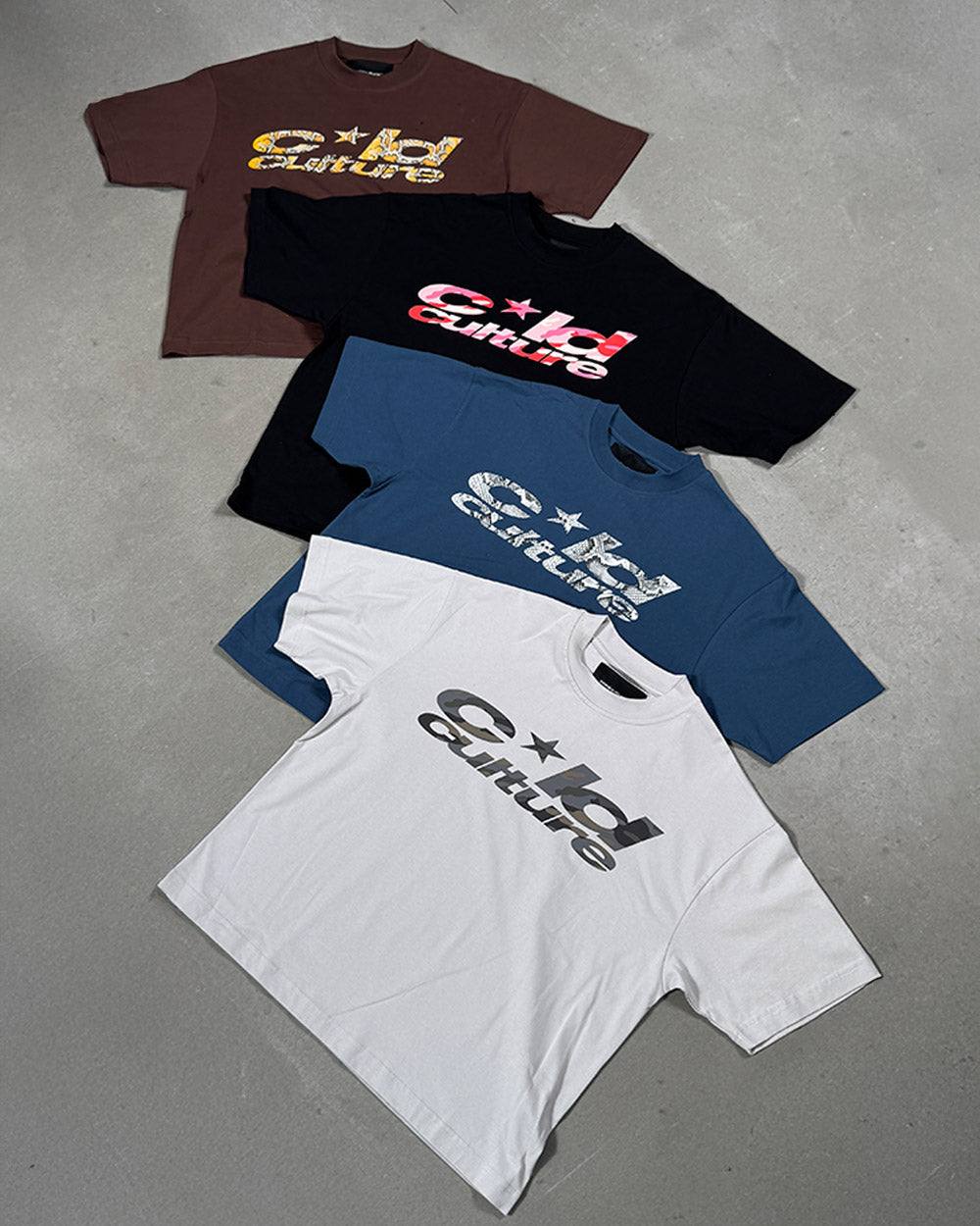 WILD SNAKE TEE BROWN - Cold Culture