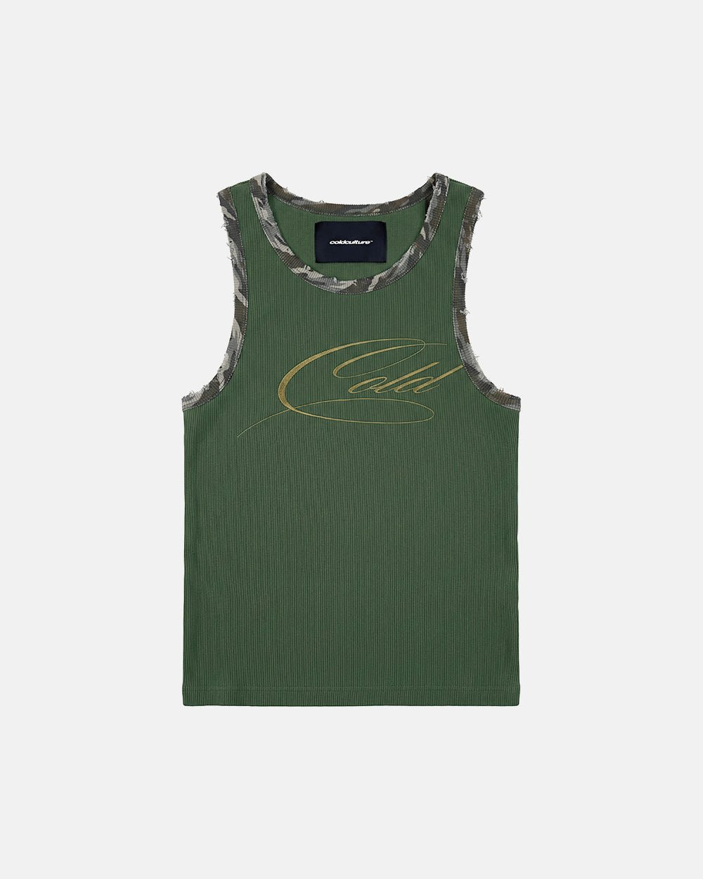WILD TANK TOP GREEN - Cold Culture