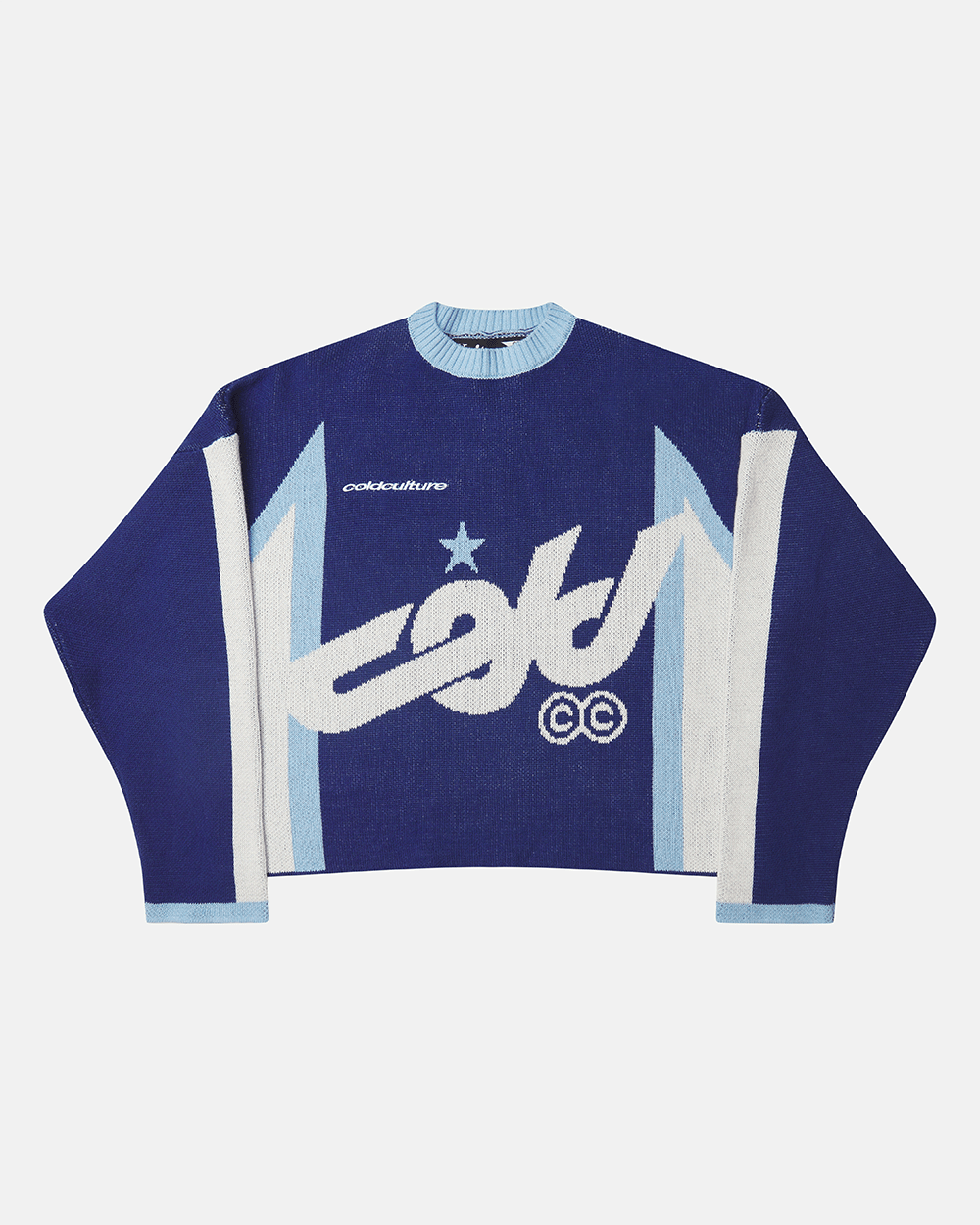 WINNER KNIT BLUE - Cold Culture