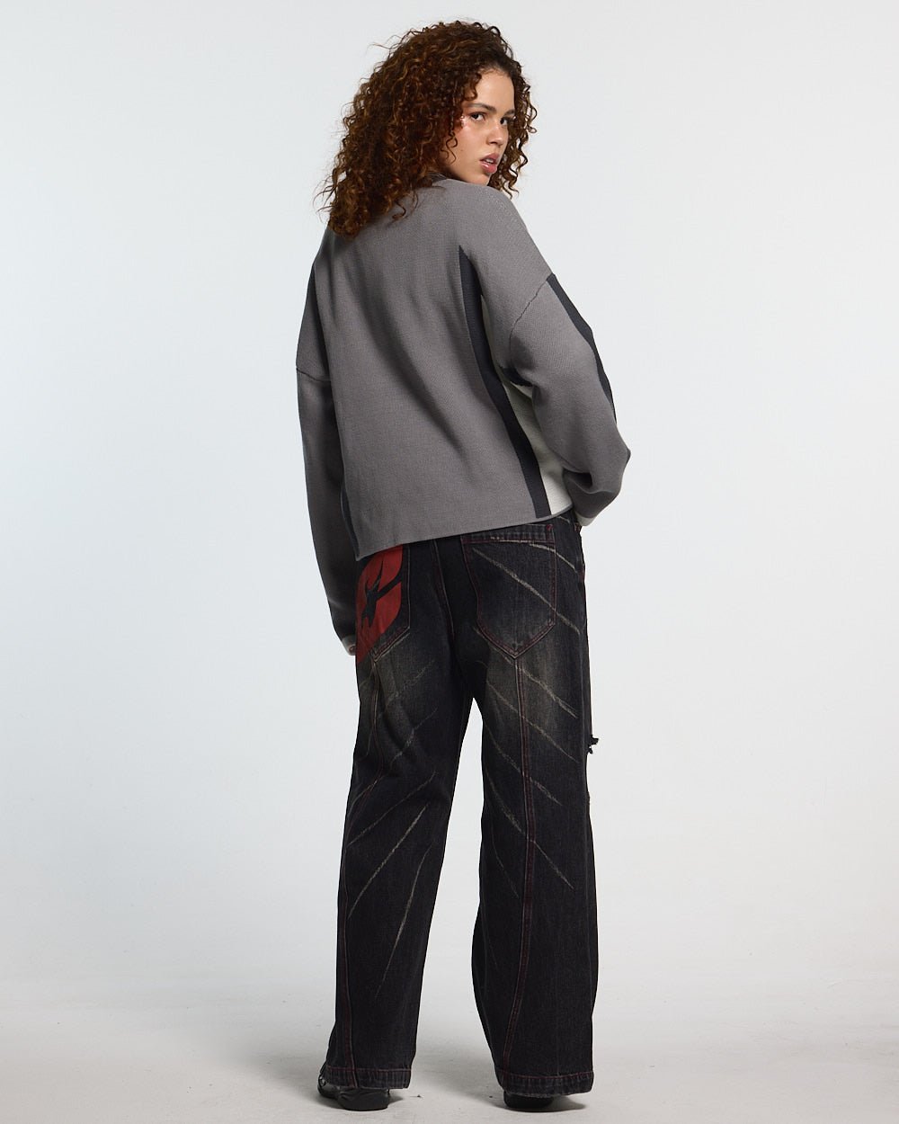 WINNER KNIT GREY, BLACK AND WHITE - Cold Culture