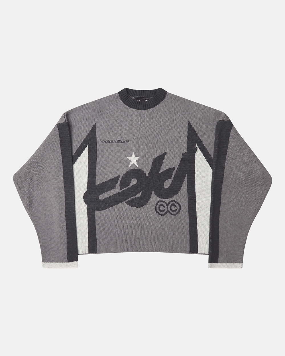 WINNER KNIT GREY, BLACK AND WHITE - Cold Culture