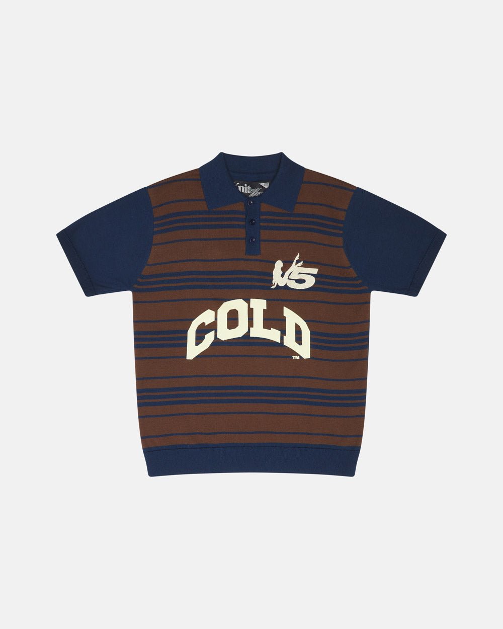 WINNERS V5 POLO BROWN AND BLUE - COLD CULTURE
