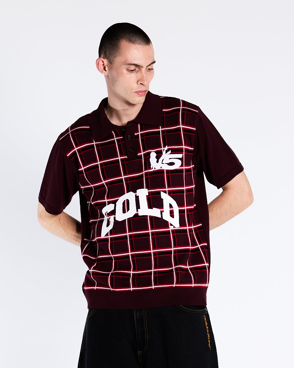 WINNERS V5 POLO RED TARTAN - COLD CULTURE