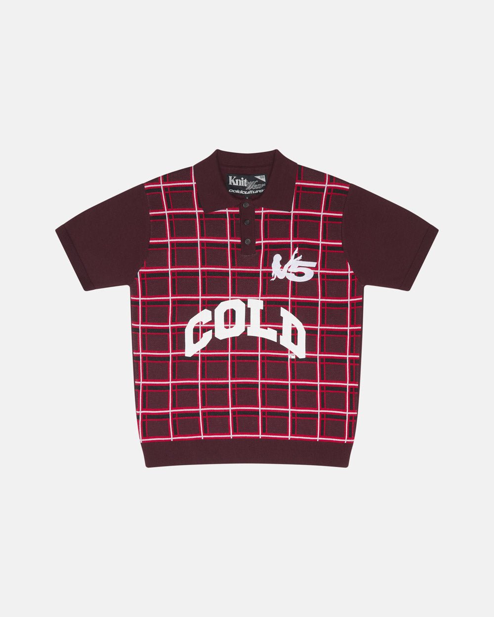 WINNERS V5 POLO RED TARTAN - COLD CULTURE