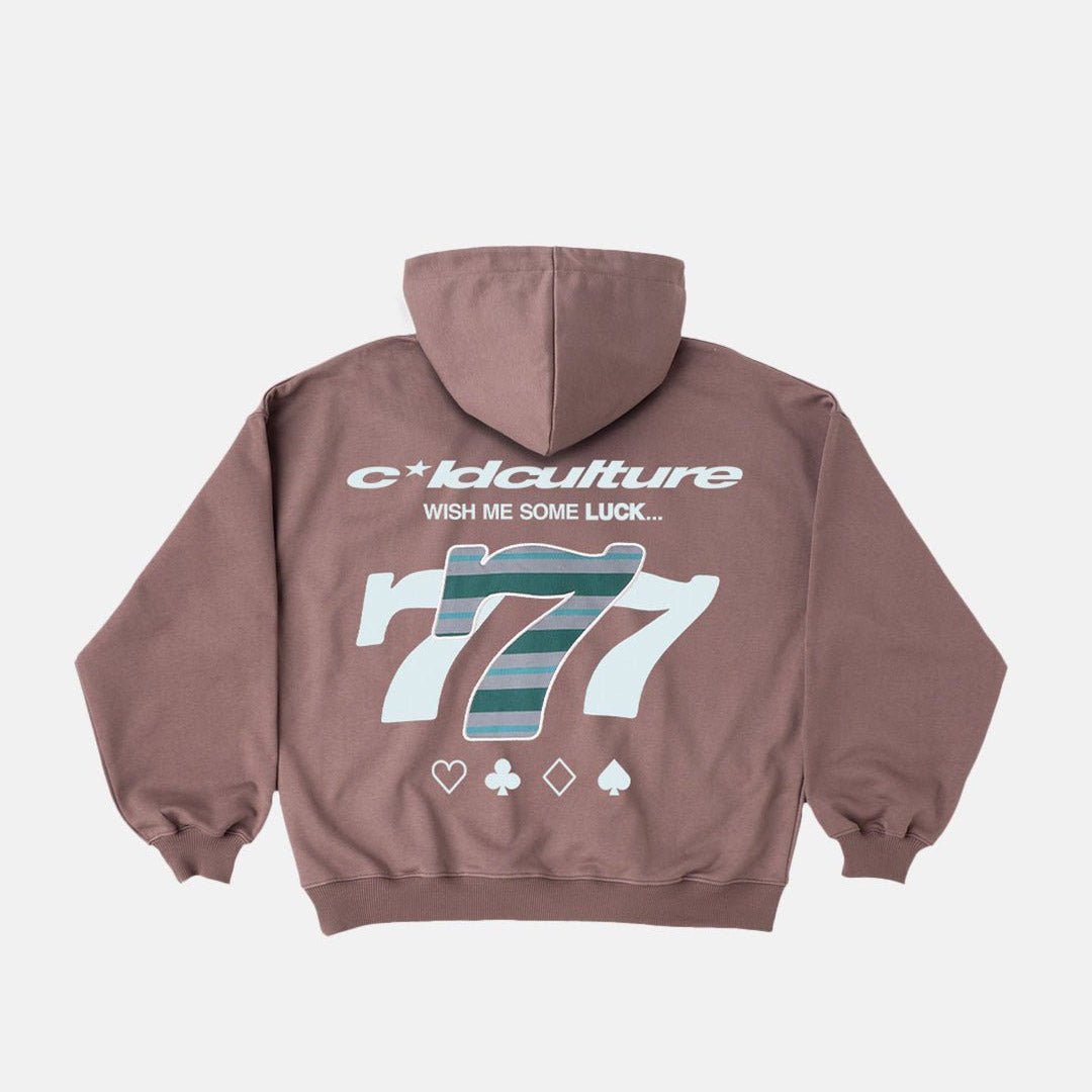 WISH ME LUCK HOODIE WENGE - Cold Culture