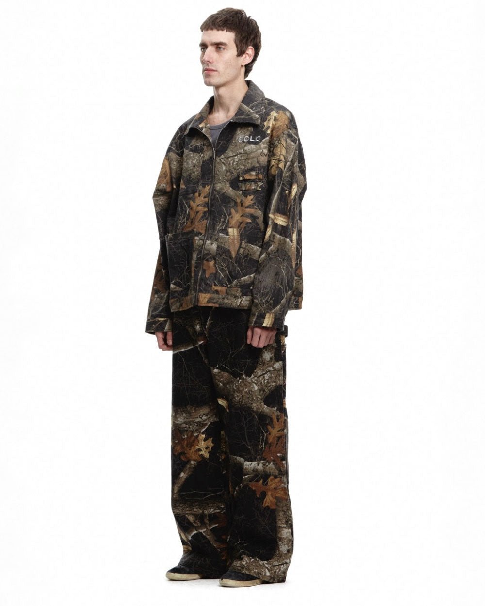 WORK ZIP JACKET REALTREE BLACK - COLD CULTURE