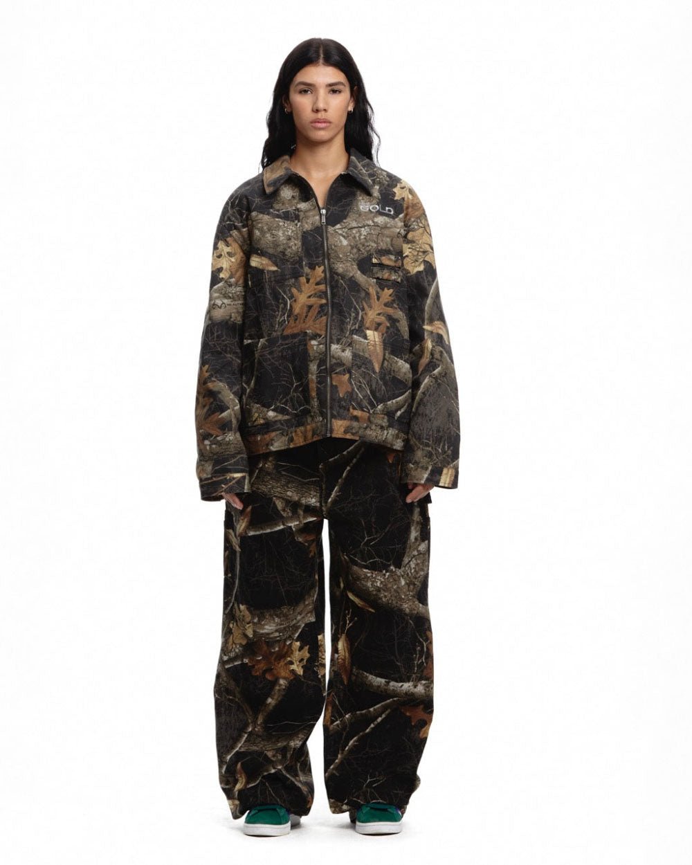 WORK ZIP JACKET REALTREE BLACK - COLD CULTURE