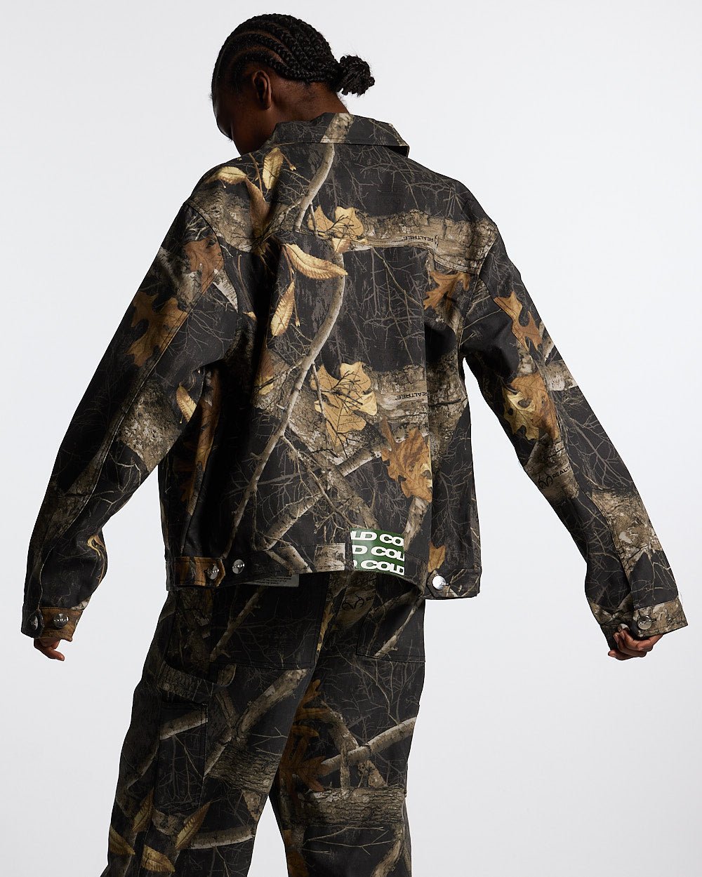 WORK ZIP JACKET REALTREE BLACK - COLD CULTURE