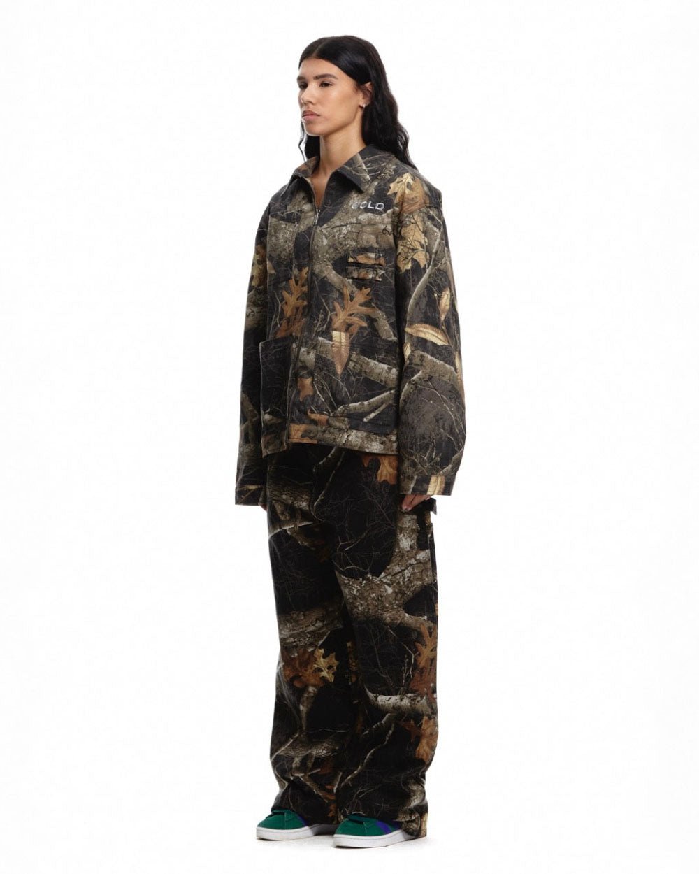 WORK ZIP JACKET REALTREE BLACK - COLD CULTURE