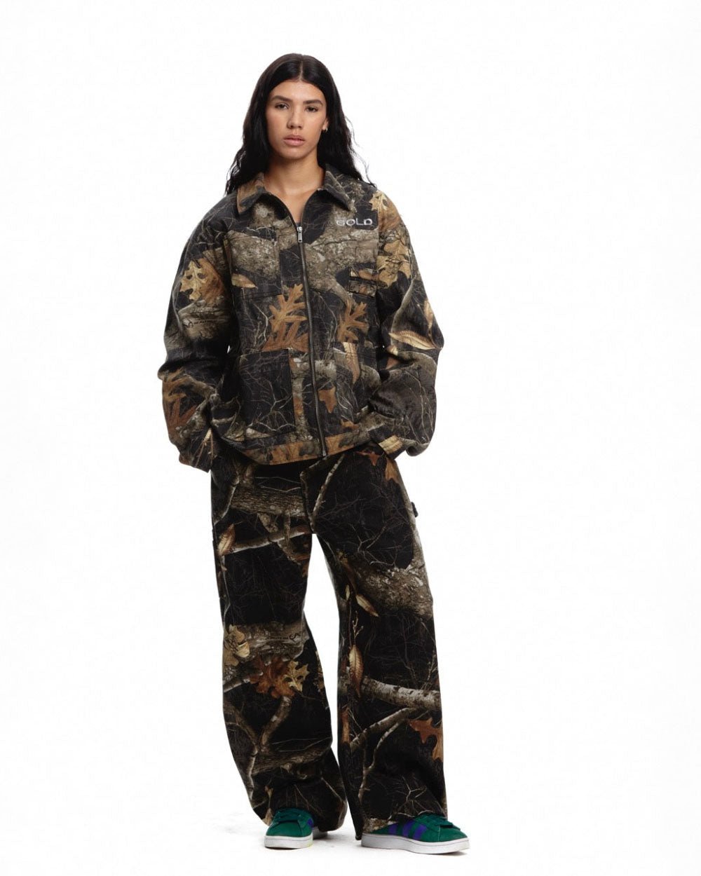 WORK ZIP JACKET REALTREE BLACK - COLD CULTURE