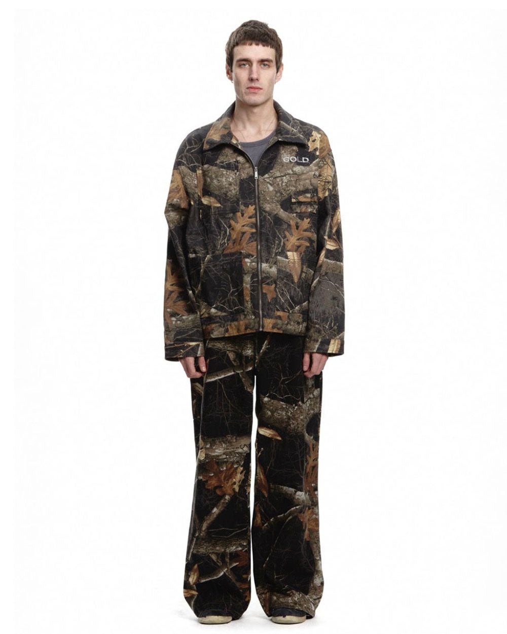 WORK ZIP JACKET REALTREE BLACK - COLD CULTURE