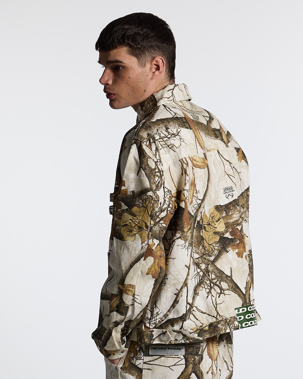 WORK ZIP JACKET REALTREE WHITE - COLD CULTURE